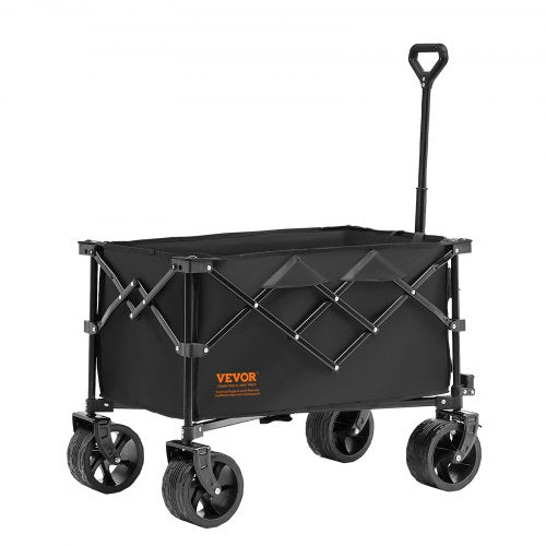 Collapsible Folding Wagon 150 L Beach Wagon Cart with AllTerrain Wheels