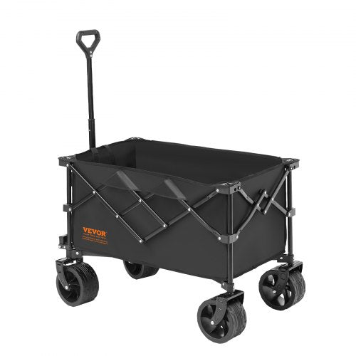 Collapsible Folding Wagon 220 L Beach Wagon Cart with AllTerrain Wheels