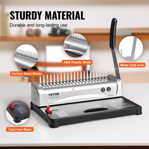 Binding Machine Comb Binding Machine 21Holes Binding 450 Sheets Book