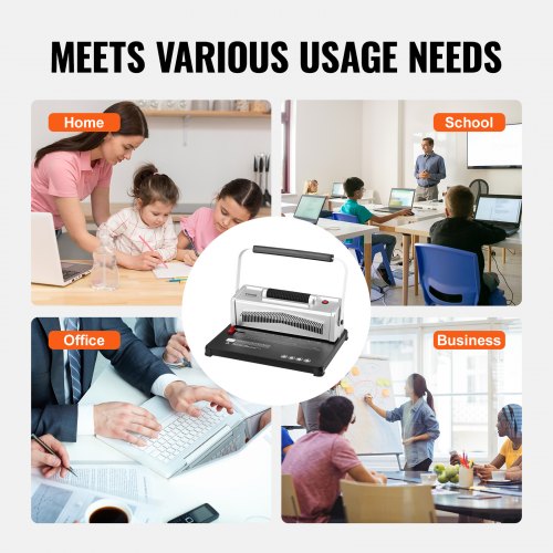 Coil Spiral Binding Machine Manual Book Maker with Electric Binding