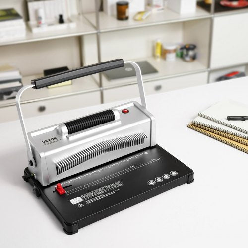 Coil Spiral Binding Machine Manual Book Maker with Electric Binding
