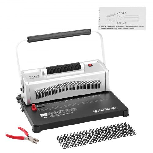 Coil Spiral Binding Machine Manual Book Maker with Electric Binding