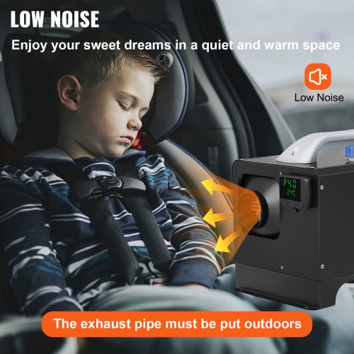 Diesel Air Heater 8KW All in One 12V Truck Heater Parking Heater with Black LCD