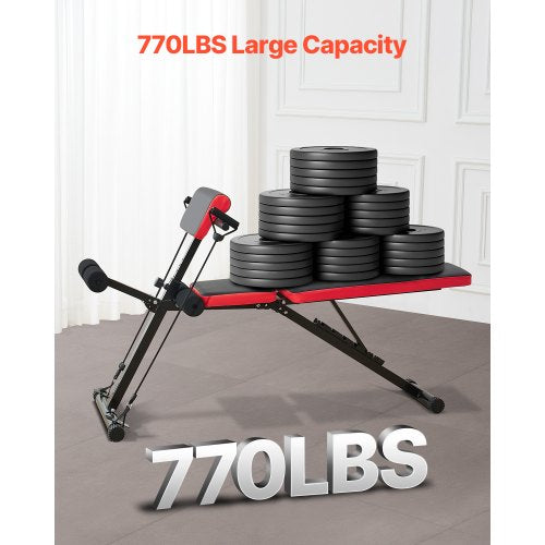 MultiFunctional Weight Bench for Full Body Workout Roman Chair