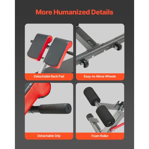 MultiFunctional Weight Bench for Full Body Workout Roman Chair