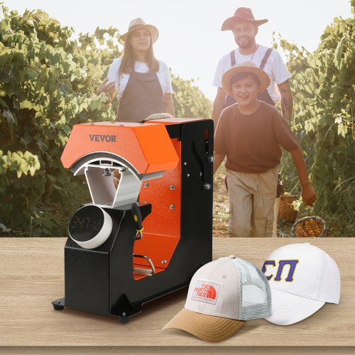 3in1 Auto Hat Heat Press with 3pcs Interchangeable Platens66 x 27