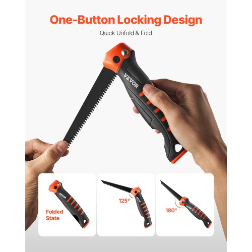 Folding Jab Saw 5 in Foldable Jab Saw with Soft Grip Handle Folding