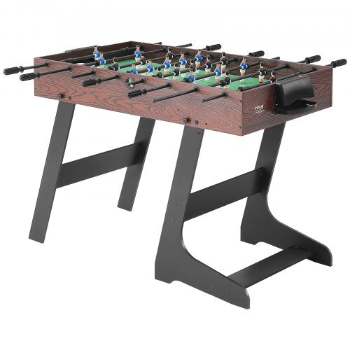 Folding Foosball Table 42 inch Standard Size Foosball Table Indoor Full