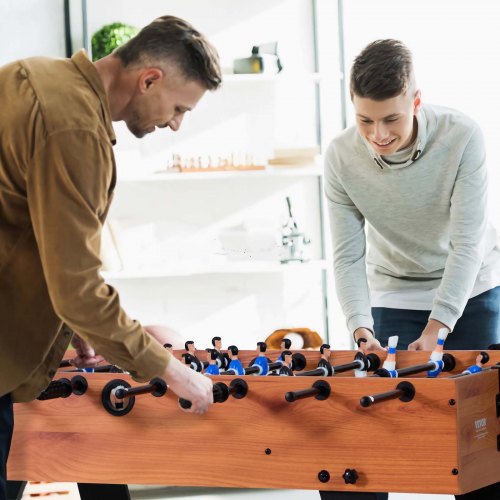 Folding Foosball Table 42 inch Standard Size Table Indoor Full Size