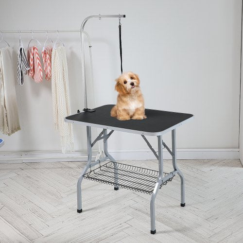 Pet Grooming Table Arm with Clamp 36x24 Dog Grooming Station Foldable