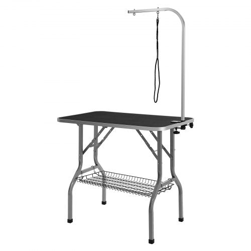 Pet Grooming Table Arm with Clamp 36x24 Dog Grooming Station Foldable