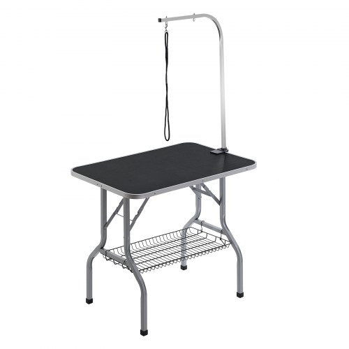 Pet Grooming Table Arm with Clamp 36x24 Dog Grooming Station Foldable