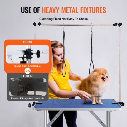 Pet Grooming Table Two Arms with Clamp 36x24 Dog Grooming Station