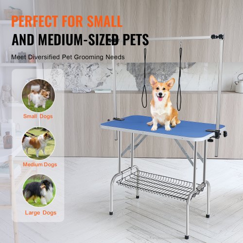 Pet Grooming Table Two Arms with Clamp 36x24 Dog Grooming Station