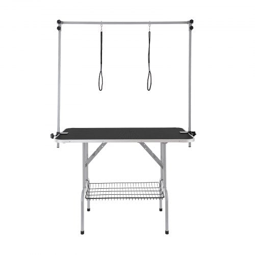 Pet Grooming Table Two Arms with Clamp 46 Dog Grooming Station Foldable