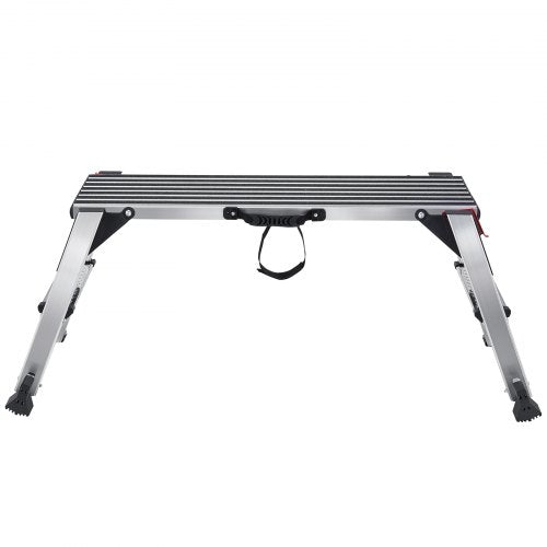 Folding Work Platform 660 lbs Load Capacity Aluminum Drywall Stool Ladder