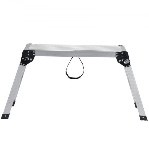 Folding Work Platform 330 lbs Load Capacity Aluminum Drywall Stool Ladder