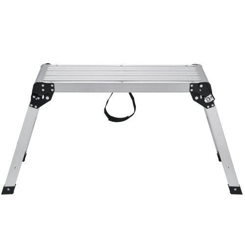 Folding Work Platform 330 lbs Load Capacity Aluminum Drywall Stool Ladder