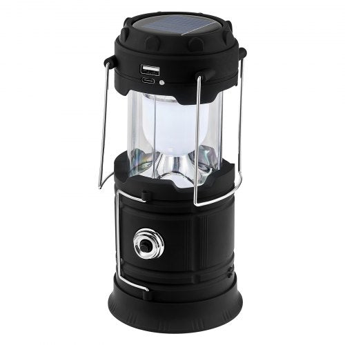LED Camping Lanterns 4 Pack Rechargeable Camping Flashlights Solar USB