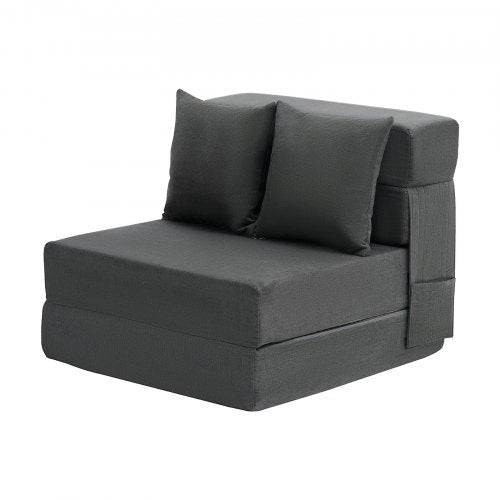 Folding Sofa Bed 3in1 Foldable Couch Bed with 2 Pillows and Washable