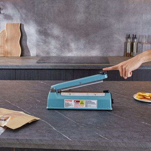 Impulse Sealer 8 inch Manual Heat Seal Machine with Adjustable Heating