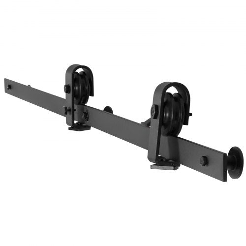 BiFolding Sliding Barn Door Hardware Track Kit 52 Top Mount Track Kit