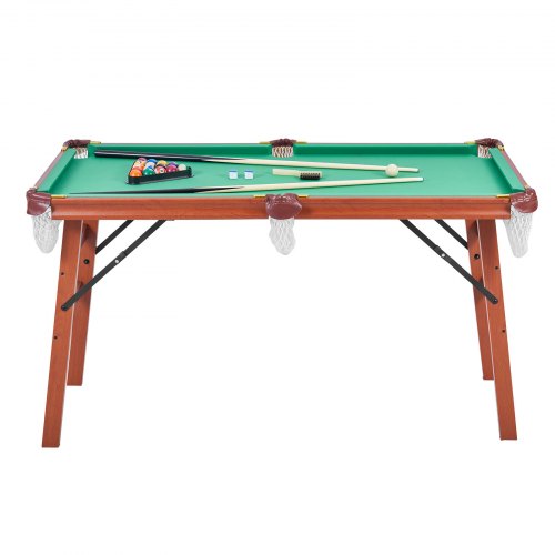 Folding Pool Table 4.5 ft Portable Billiards Tables Foldable SpaceSaving
