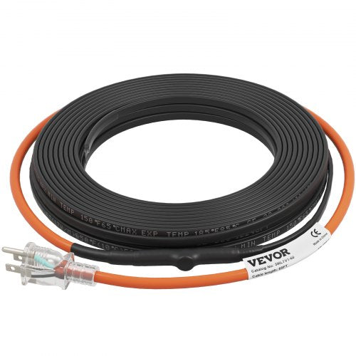 SelfRegulating Pipe Heating Cable 60feet 5Wft Heat Tape for Pipes Freeze