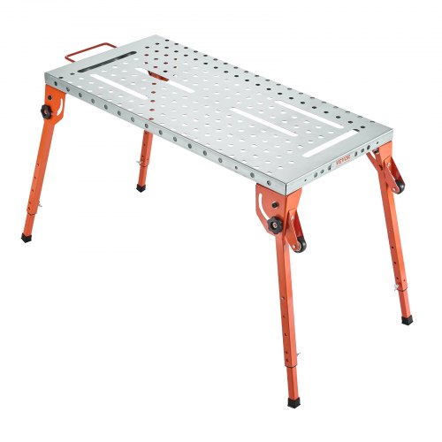 Foldable Welding Table 44 x 21 500LBS Capacity Welding Workbench with 4Level