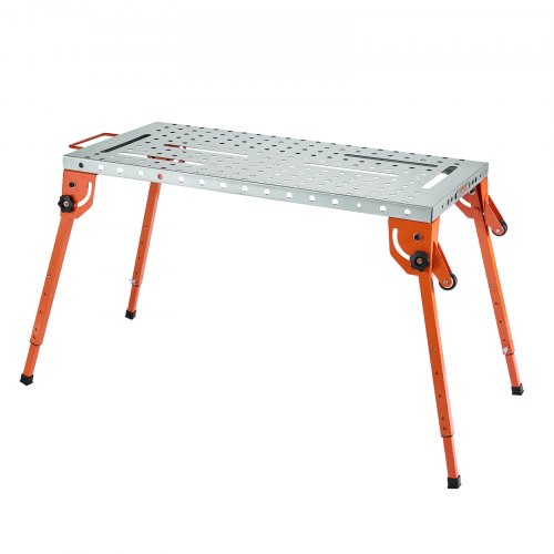 Foldable Welding Table 44 x 21 500LBS Capacity Welding Workbench with 4Level
