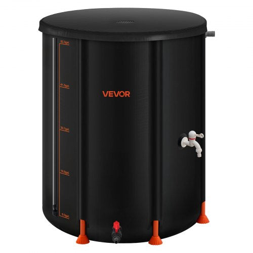 Collapsible Rain Barrel 53 Gallon Portable Rain Water Collection Barrel