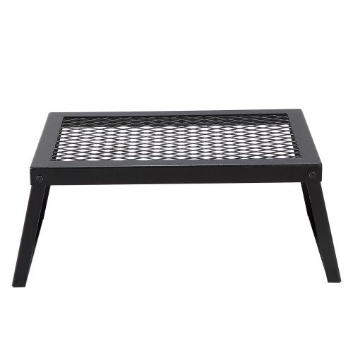 Folding Campfire Grill Heavy Duty Steel Mesh Grate 18 Portable Camping