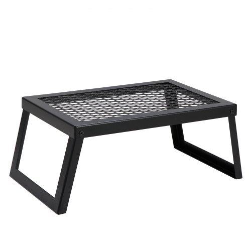 Folding Campfire Grill Heavy Duty Steel Mesh Grate 18 Portable Camping
