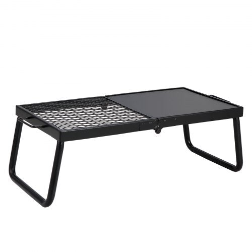 Folding Campfire Grill Heavy Duty Steel Mesh Grate 224 Portable Camping