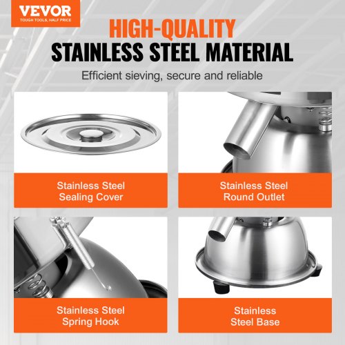Automatic Electric Vibrating Sieve Stainless Steel Sifter Shaker Machine