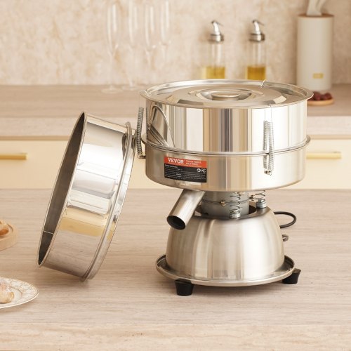 Automatic Electric Vibrating Sieve Stainless Steel Sifter Shaker Machine