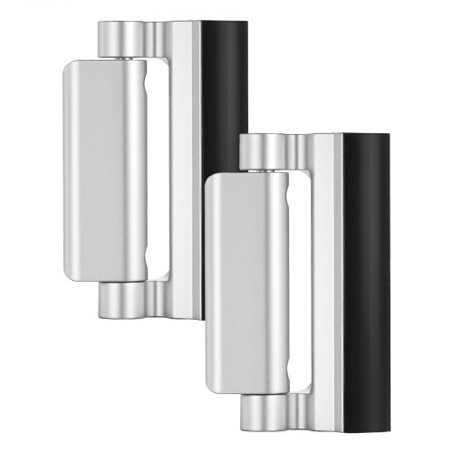 Door Reinforcement Lock 2 Pack Home Security Door Lock with 3 Inch Stop