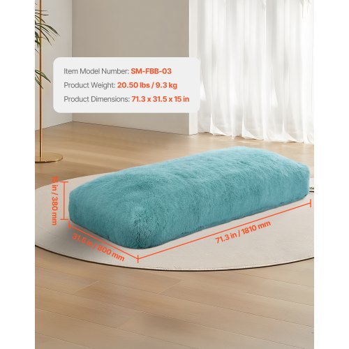 Bean Bag Chair Giant BeanBag Chair with Removable Washable Cover for Adults