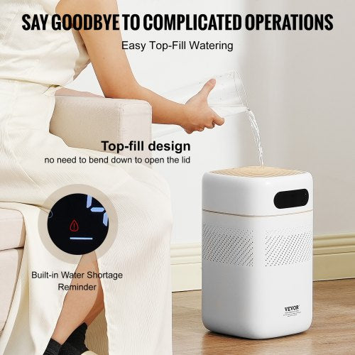 Evaporative Humidifier for Whole House up to 215 sqft 480 mlh Smart Cool