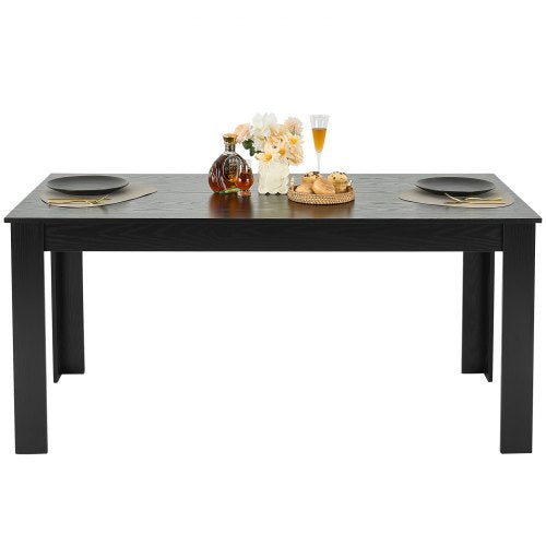 Rectangle Dining Table 63 inch Length Large Wood Tables for 46 Person