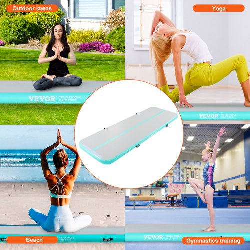 Gymnastics Air Mat 4 inch Thickness Inflatable Gymnastics Tumbling Mat