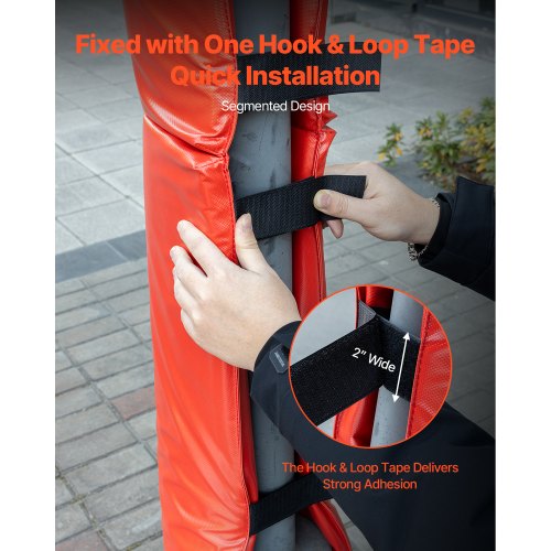 Basketball Pole Pad 71 inch Tall and 1.2 inch Thick Heavy Duty Wrap Around Pole