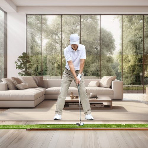 Golf Putting Mat 1 Hole Indoor Golf Putting Green WrinkleFree Golf