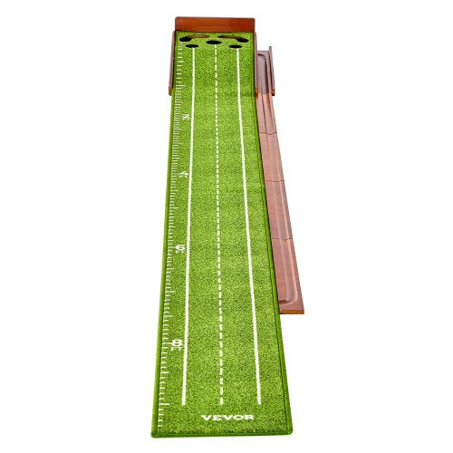 Golf Putting Mat 5 Hole Indoor Golf Putting Green WrinkleFree Golf