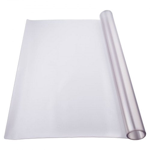 Plastic Table Cover 36 x 60 Inch 1.5 mm Thick Frosted Table Protector