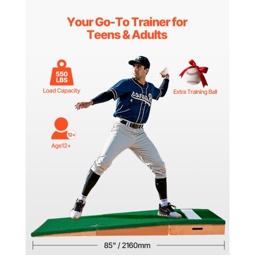 Pitching Mound Portable Baseball Pitchers Mound 85 in Indoor Outdoor