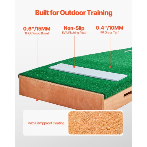 Pitching Mound Portable Baseball Pitchers Mound 85 in Indoor Outdoor