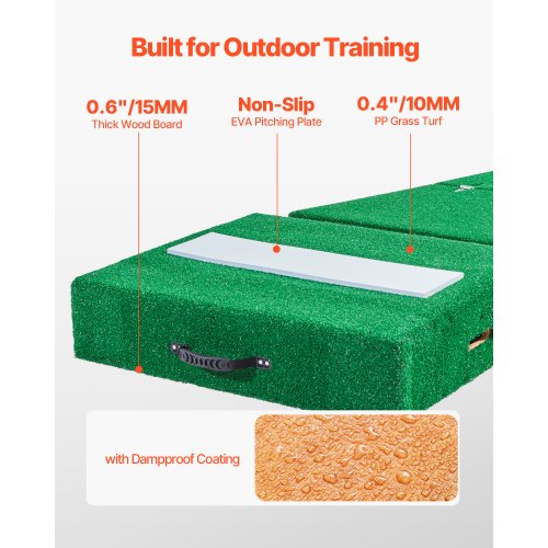 Pitching Mound Portable Baseball Pitchers Mound 77 in IIndoor Outdoor