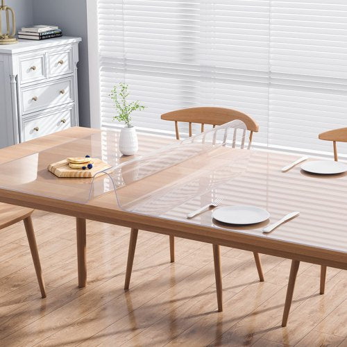 Clear Table Cover Protector 36 x 72 Rectangle Table Cover 1.5 mm Thick