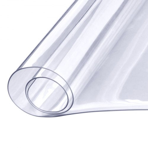 Clear Table Cover Protector 36 x 72 Rectangle Table Cover 1.5 mm Thick